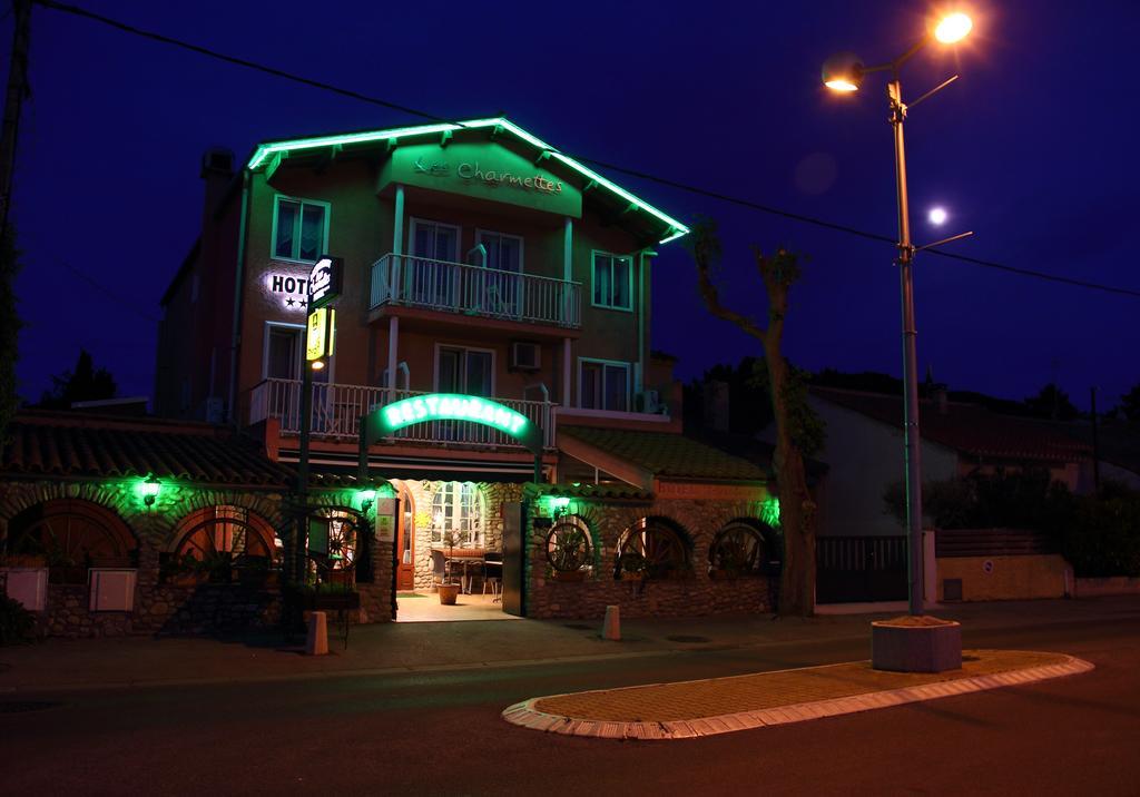 Logis Hotel Restaurant Les Charmettes Аржель-сюр-Мер Экстерьер фото