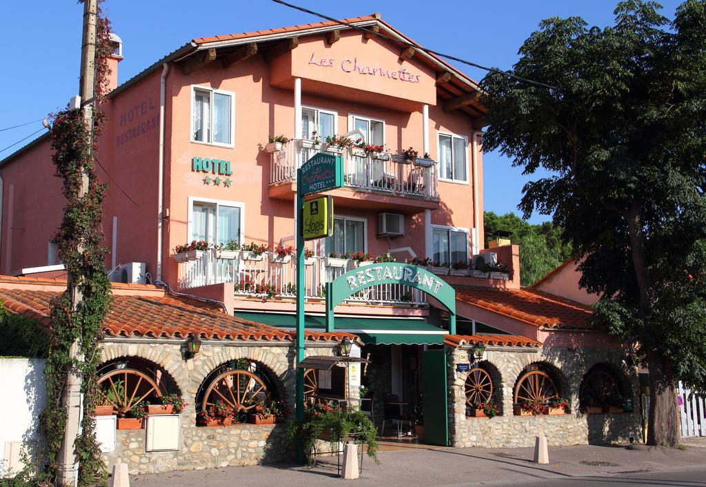 Logis Hotel Restaurant Les Charmettes Аржель-сюр-Мер Экстерьер фото